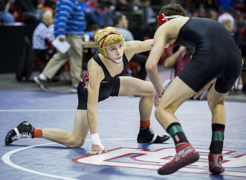 126-pounder Christian Lamon led all Spartans with three pins en route to the championship at the Lancaster Invite.